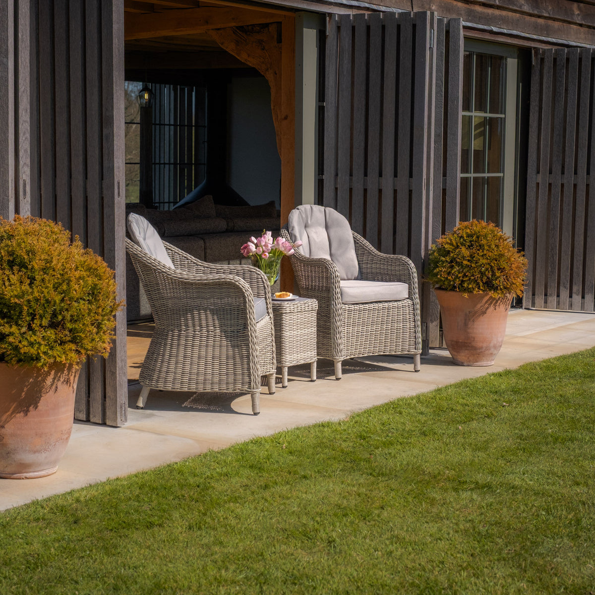Extreme 3 Piece Rattan Bistro Set