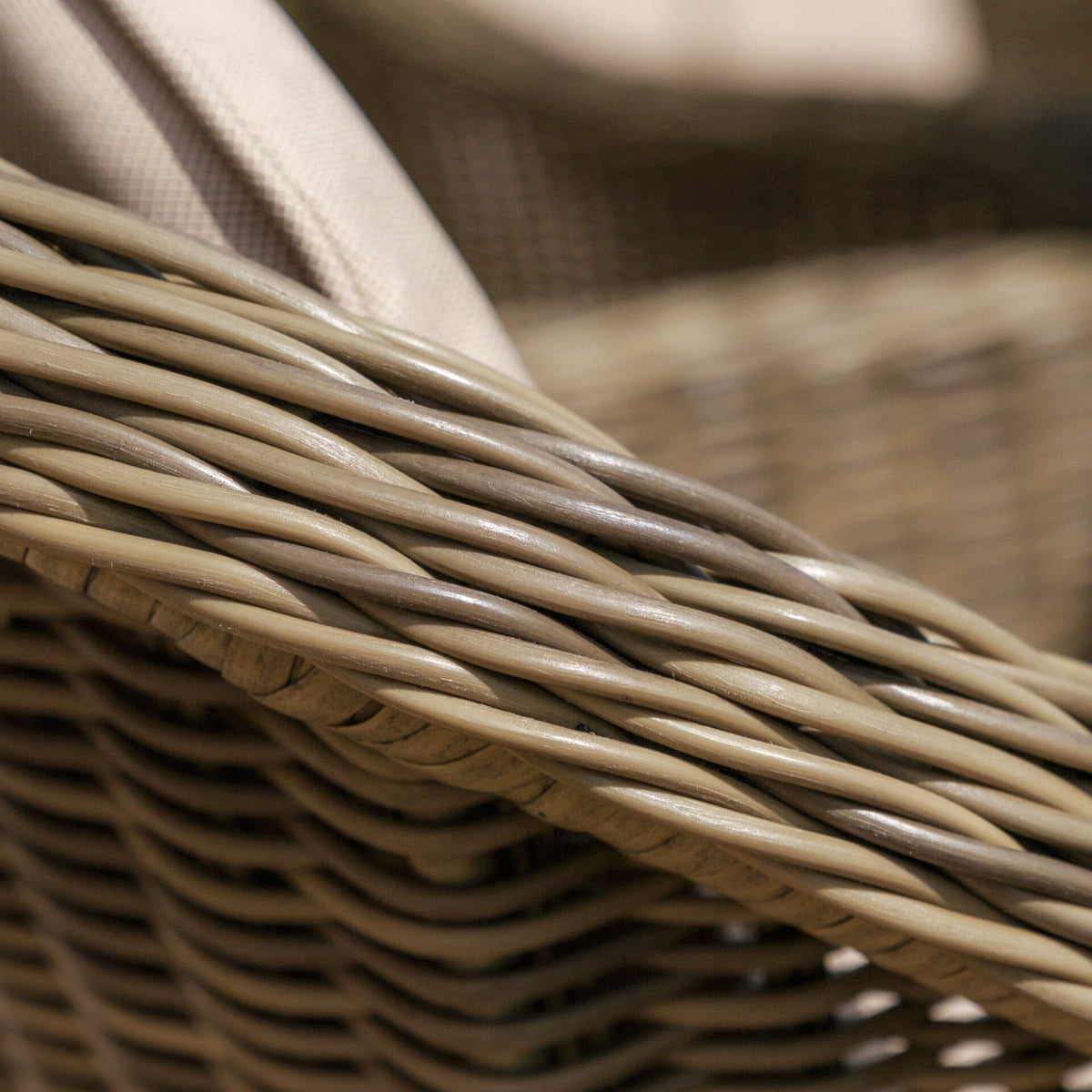 Extreme 4 Seat Round Rattan Dining Set